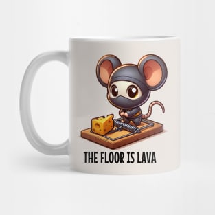 Ninja Mouse: "The Floor is Lava" Mug